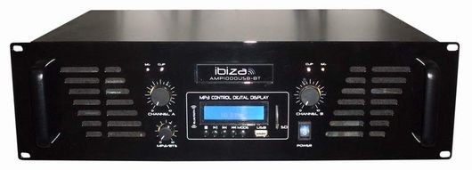 AMP1000USB-BT Ibiza Sound zesilovač