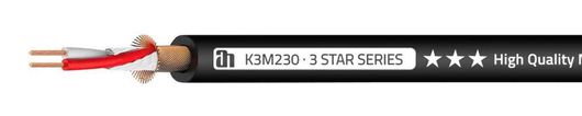 K3M230BLK Adam Hall mikrofonní kabel