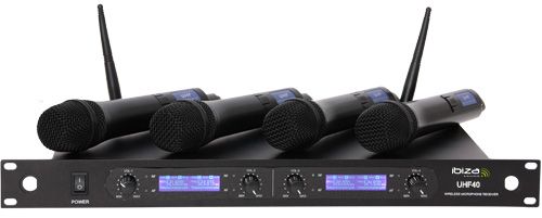 UHF40 Ibiza Sound bezdrátový mikrofon